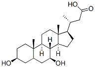 24-Norursodeoxycholic acid Structure